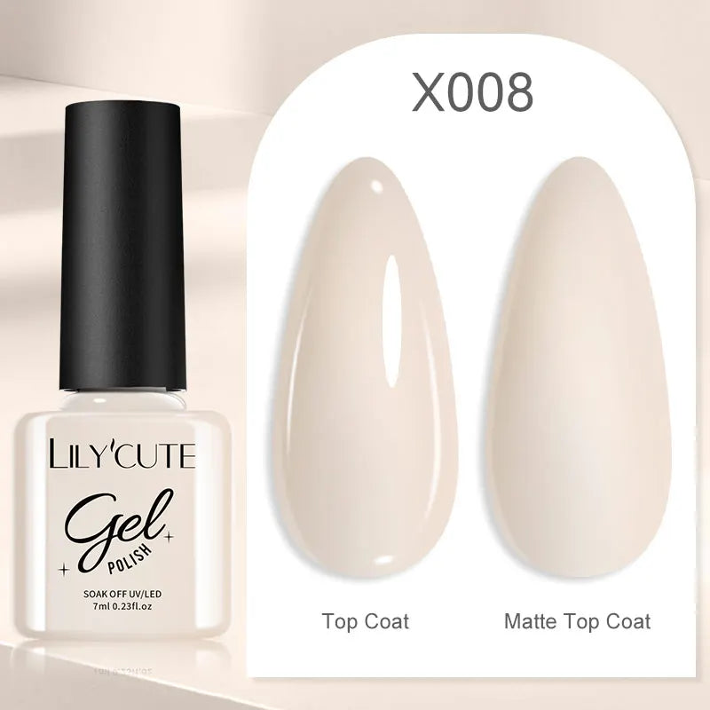 LILYCUTE 7ml Neon Reflective Nail Gel Polish Dark Flash Glitter Effect Fluorescent Gel Soak Off UV Gel Summer Nail Art Varnish