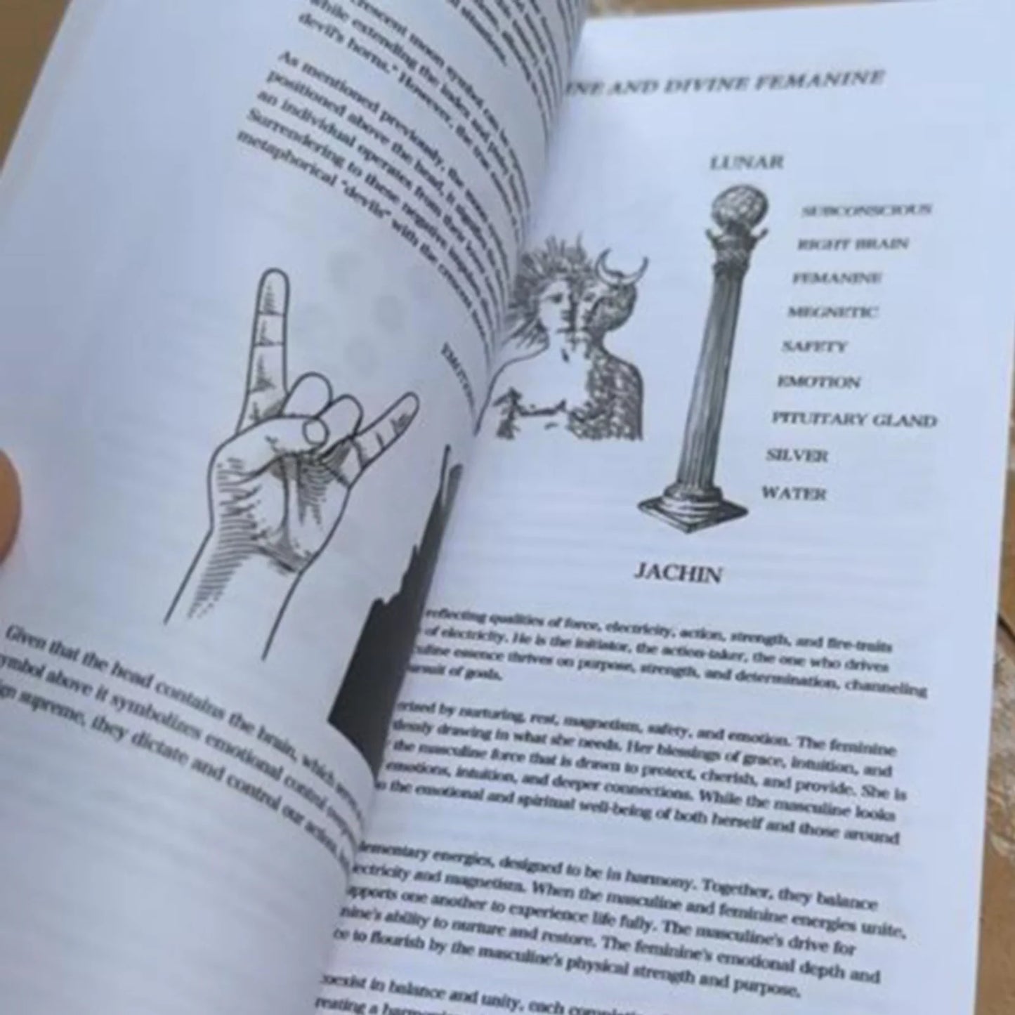 BOOK OF WISDOM Themed Notebook with Wisdom Eye Cover for Self Reflection and Philosophy Learning
