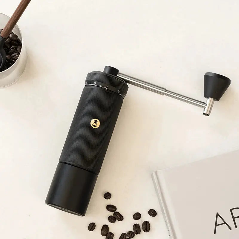 StepUP Coffee Manual Coffee Grinder Chestnut S3 – External Adjustment, S2C890 Burr-4