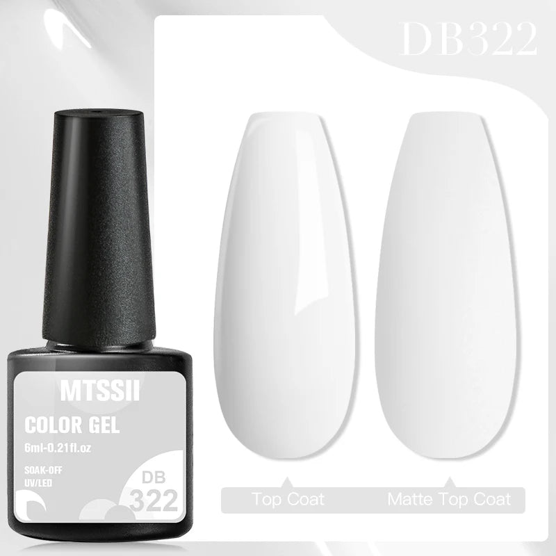 Mtssii 7ml Neon Snowflake Gel Nail Polish Fluorescent Gel UV LED Semi Permanent Glitter Snow Sequins Nails Art Design Varnishes