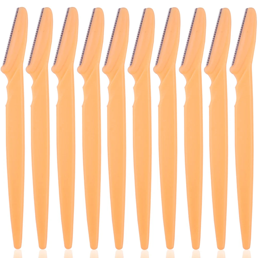 3/4/10Pcs Eyebrow Trimmer Face Blade Shaver Portable Eye Brow Epilation Hair Removal Safety Eyebrow Cutting Woman Makeup Tools