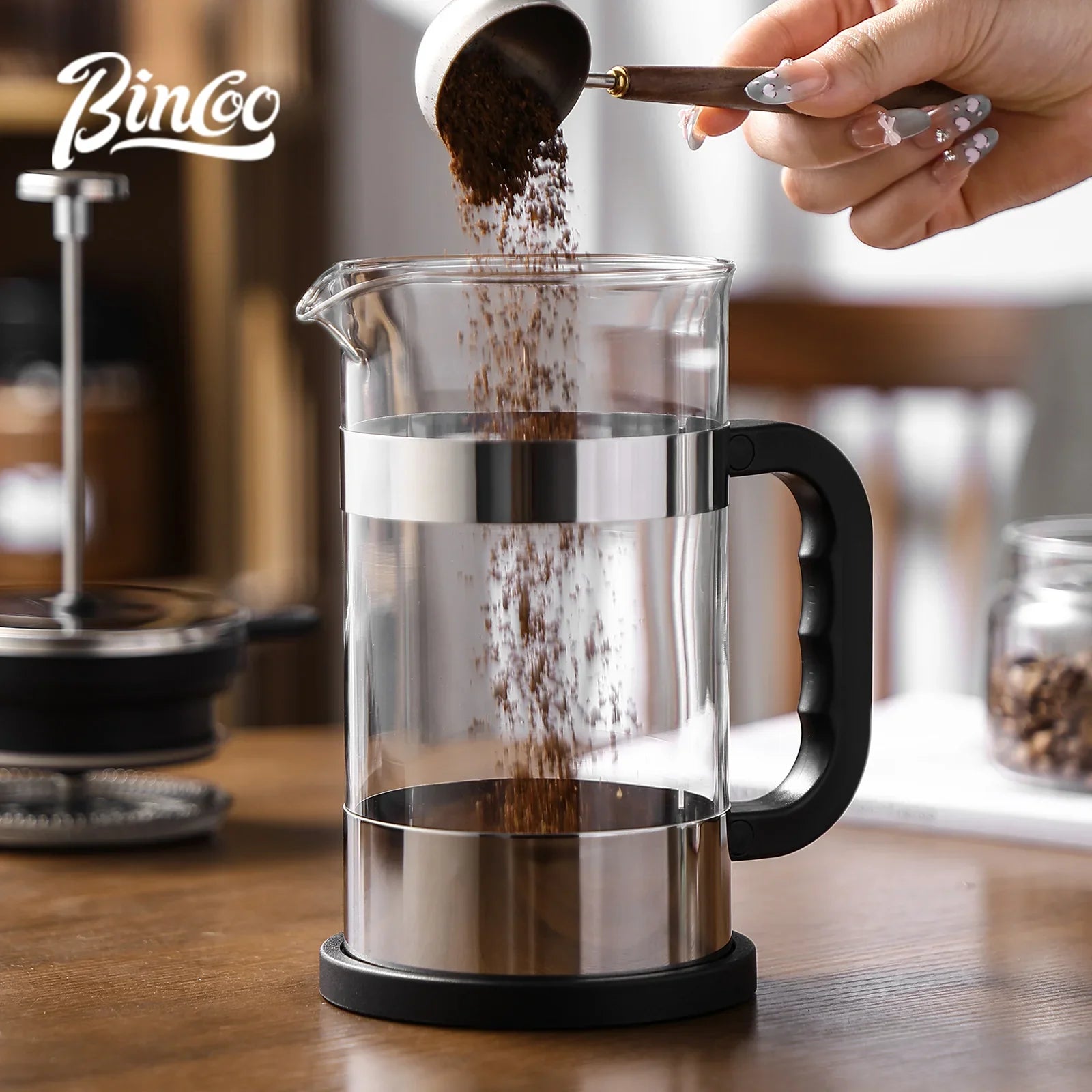 1000ml French Press Coffee Pot-4