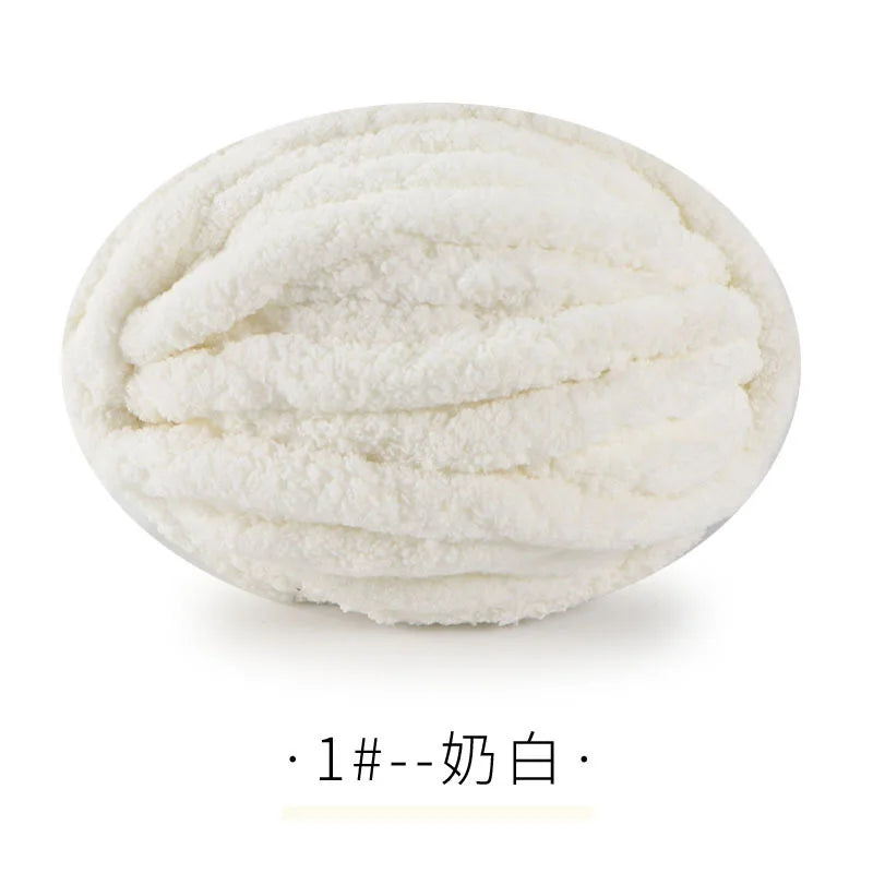 250g/Ball DIY Hand Knitting Chenille Yarn Thick Chunky Giant Yarn Cotton Thick Yarn for Scarf Cushion Handmade Crochet Hook Line
