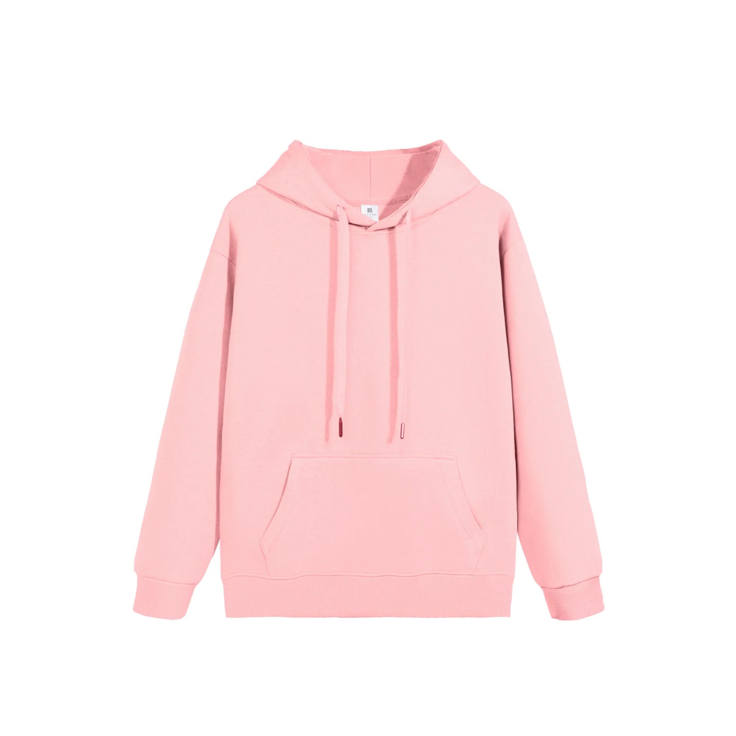 New Men's Cotton Hooded Loose Fit Hoodie Streetwear Pullover American Style Solid Color Long Sleeve Casual Essentials Hoodies