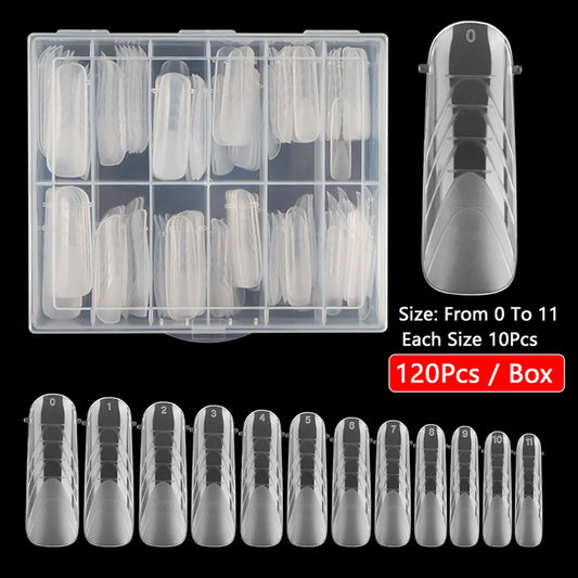 UPPER/DUAL NAIL FORMS #2 FOR ACRYGEL, POLYGEL 120pc-0