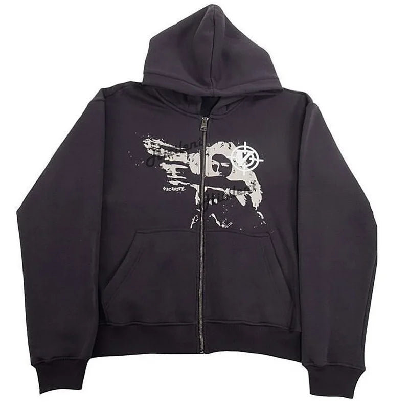 Skull Rhinestone Unisex Hoodie