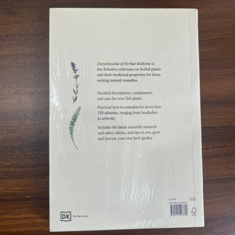 Encyclopedia of Herbal Medicine New Edition: 560 Herbs and Remedies for Common Ailments A5 Size English Book