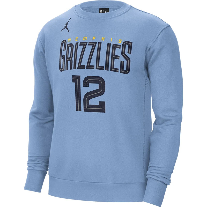 Nike Official Genuine Jordan Men's Memphis Grizzlies Fleece Hoodie DZ0610