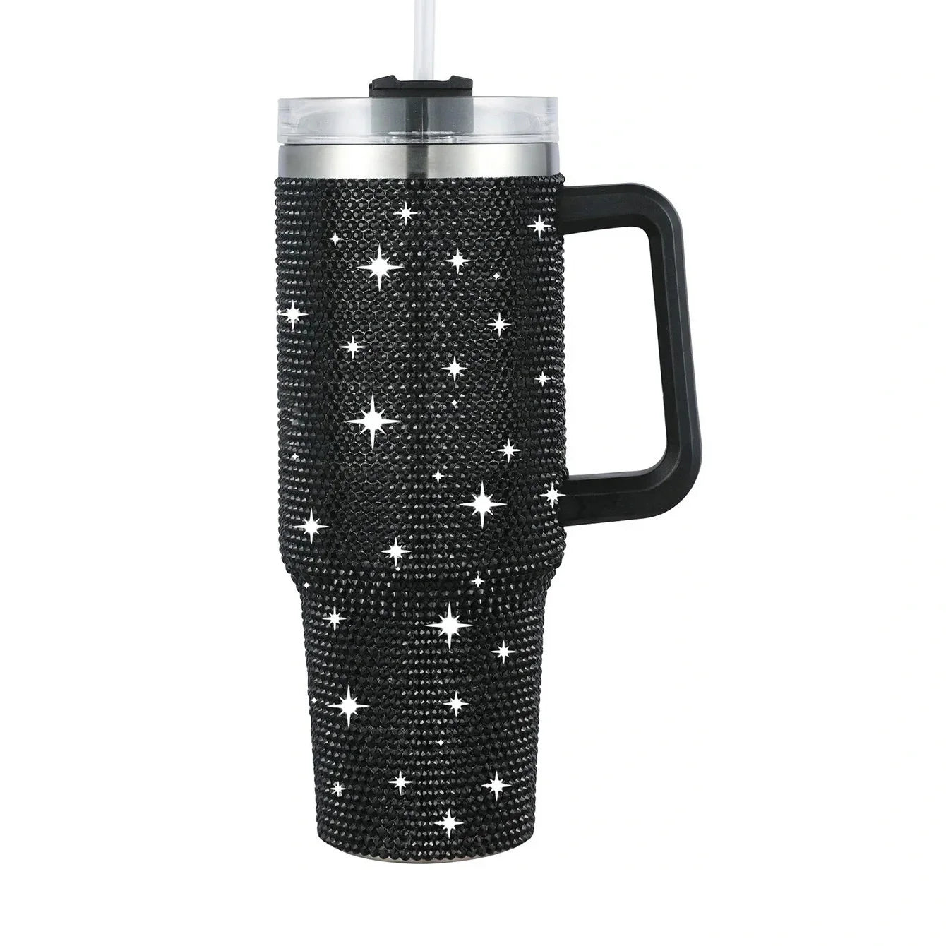 Shine Bright - Handmade 40oz Sparkling Rhinestone Stainless Steel Tumblers