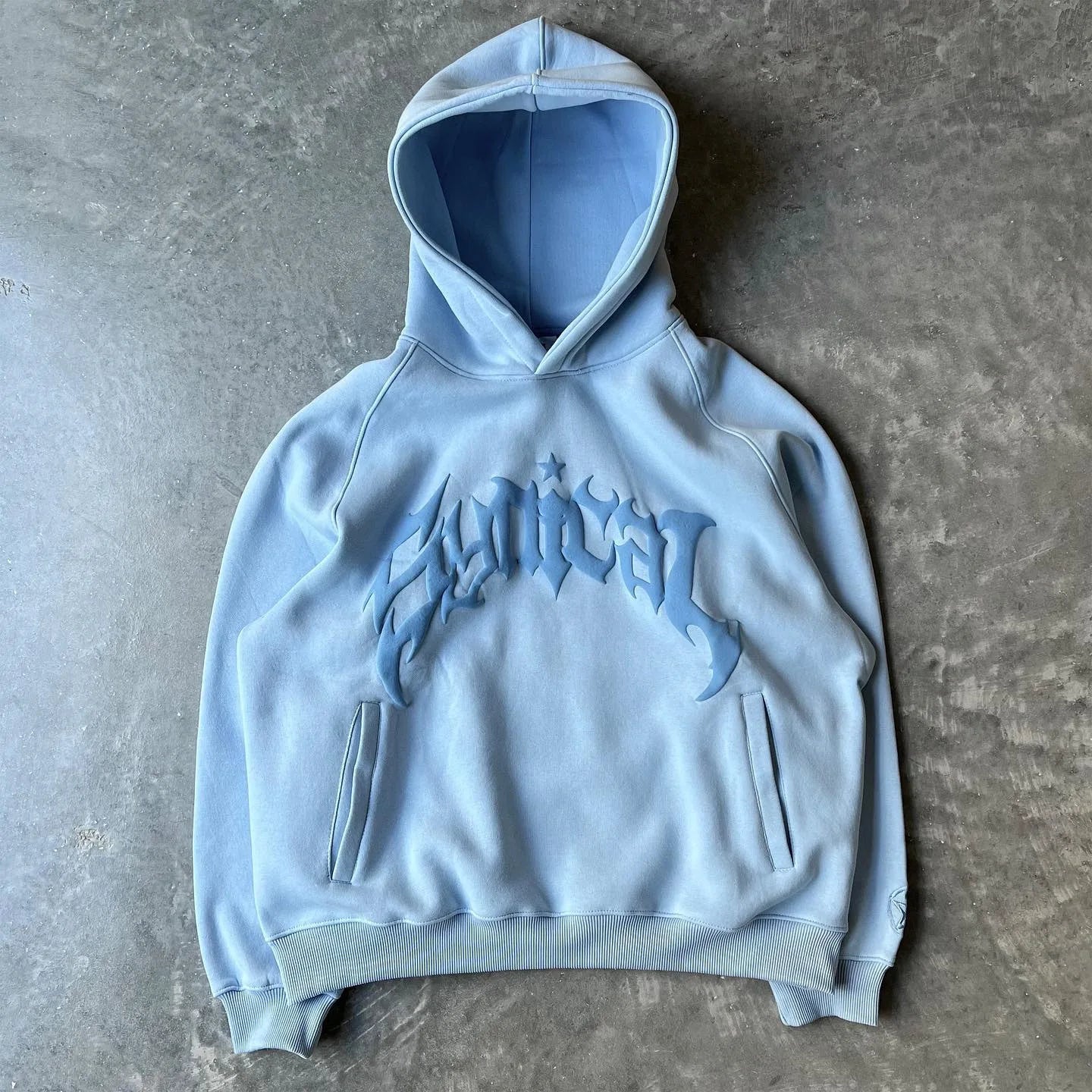 Unisex Y2k Hooded Retro Harajuku Sweatshirt Gothic Letter Star Long Sleeve Hoodie Trendy Men's Casual Oversized Jacket Tops