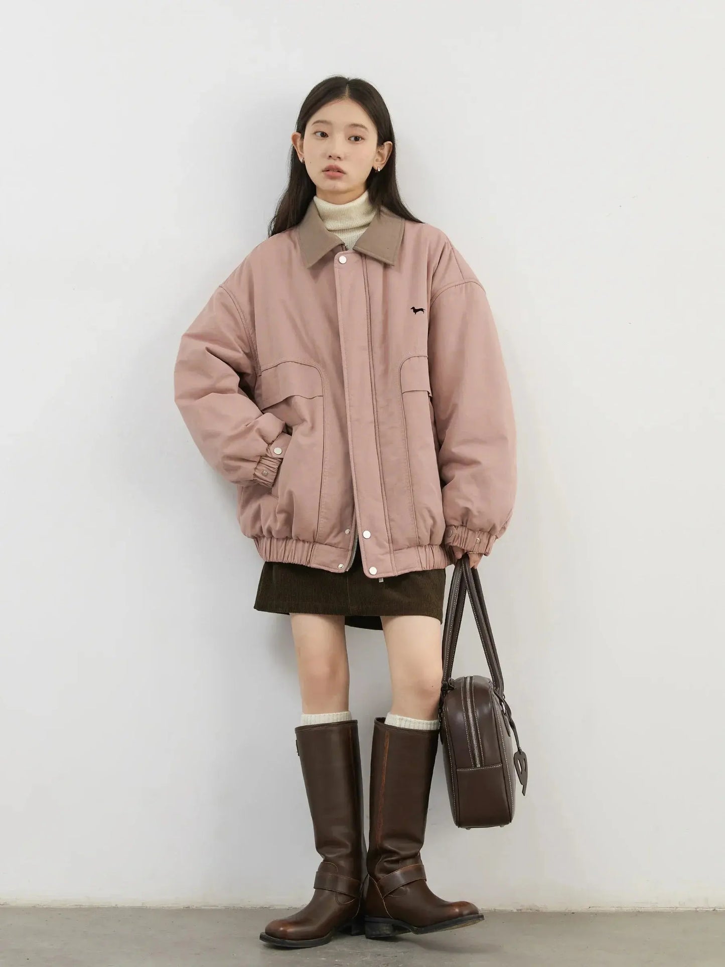 Women's Casual Cotton Workwear Jacket - Thick & Warm