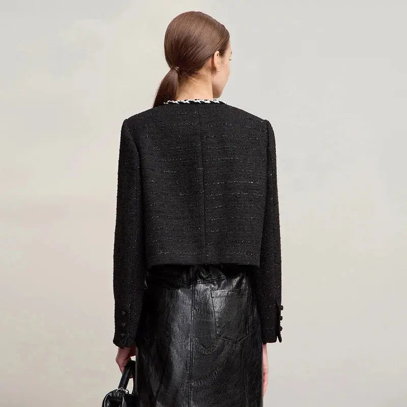 Chic & Versatile Round Neck Jacket for Women