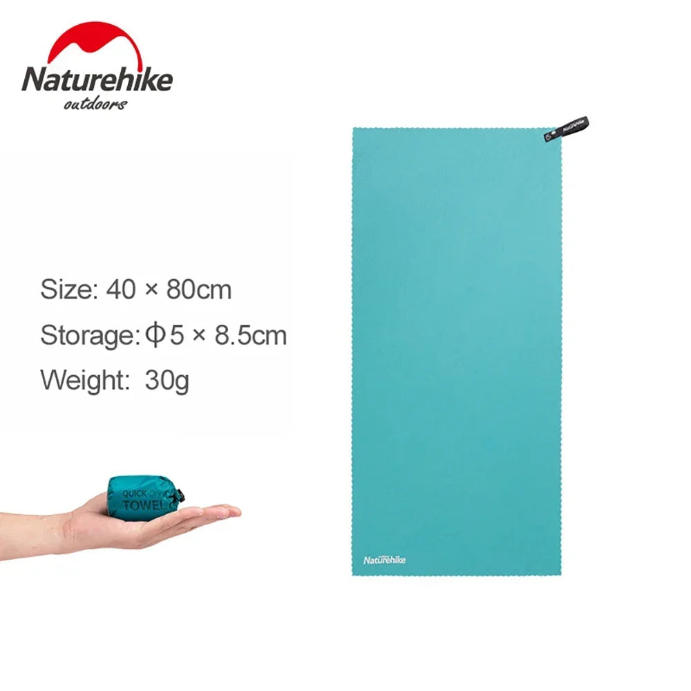 Naturehike Quick Dry Microfiber Towel,Breathable Portable Swimming Travel Towel,Portable Ultralight Camping Hiking Bath Towels