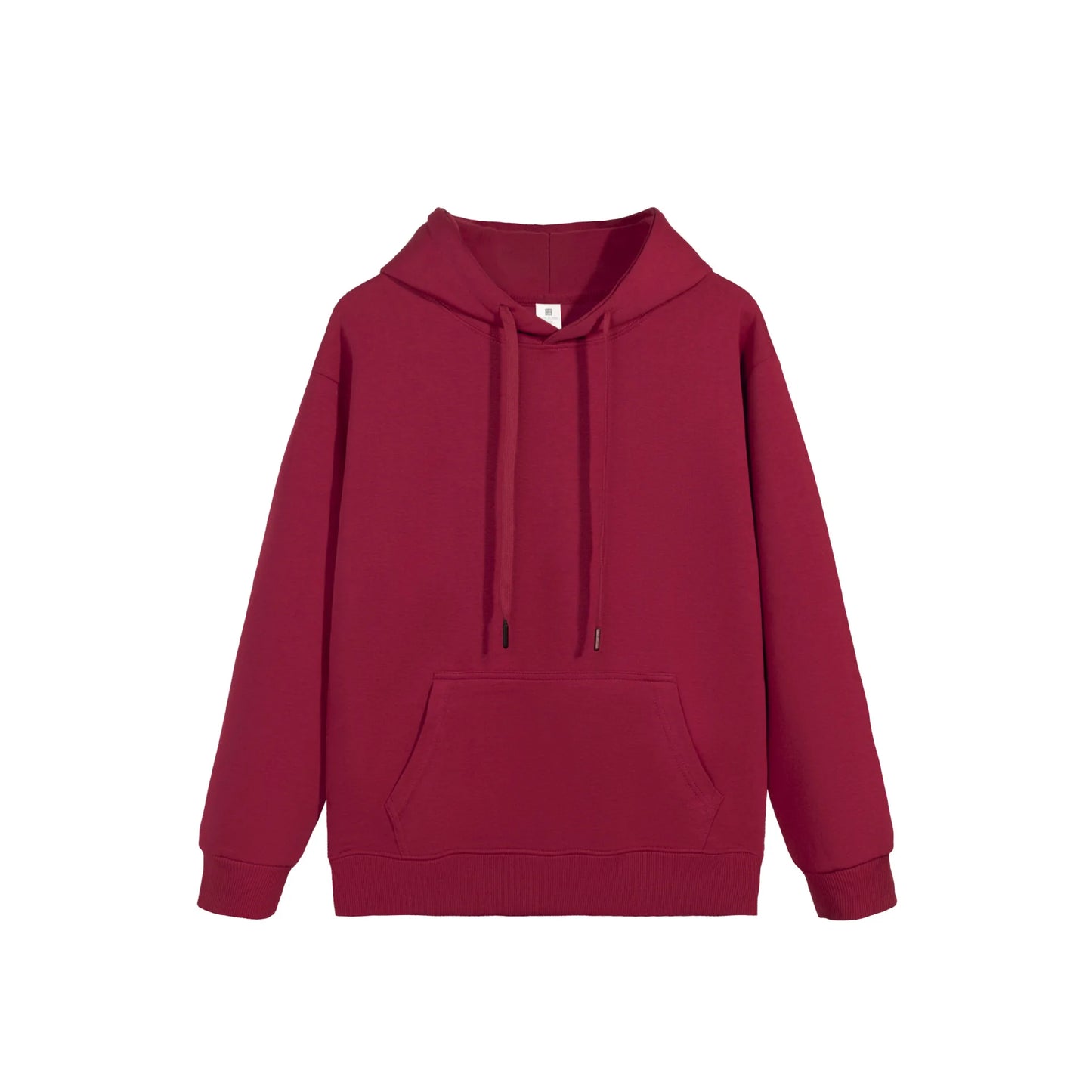 New Men's Cotton Hooded Loose Fit Hoodie Streetwear Pullover American Style Solid Color Long Sleeve Casual Essentials Hoodies