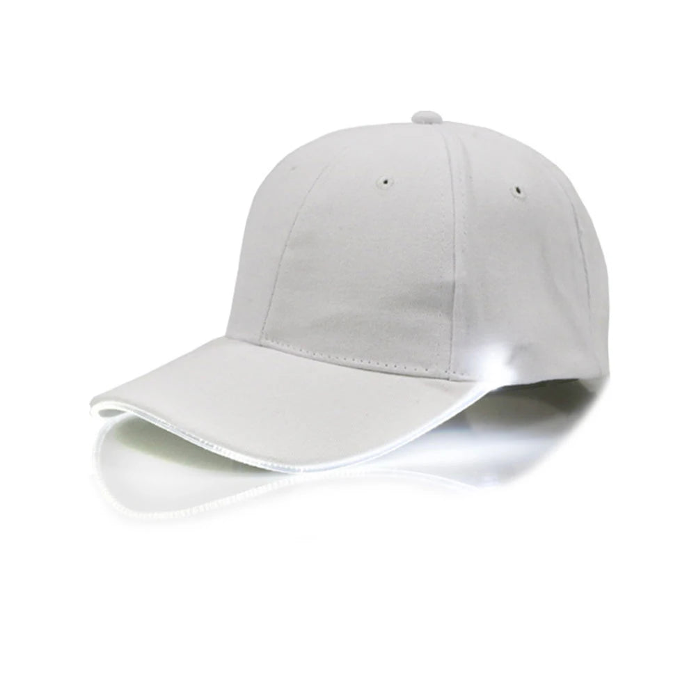 Adjustable Light Up LED Cap Flashing Baseball Hip-Hop Luminous Hat KTY Bar Party Event Sporting Event Nighttime Illumination Cap