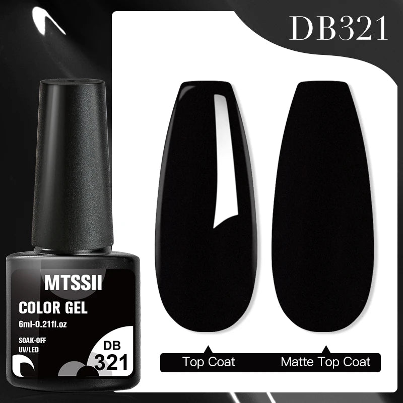 Mtssii 7ml Neon Snowflake Gel Nail Polish Fluorescent Gel UV LED Semi Permanent Glitter Snow Sequins Nails Art Design Varnishes