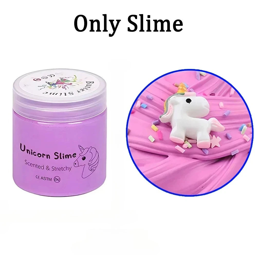 12 piece butter slime set, party gifts, prizes, puzzle toys, stress relief toy 50ml, birthday gifts for children boys and girls