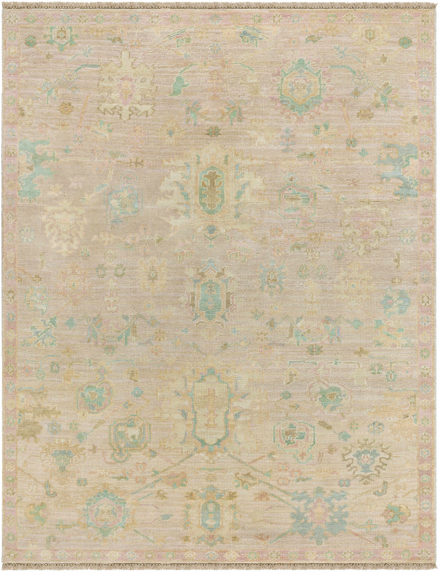 Beige Amiri Area Rug - Clearance-2