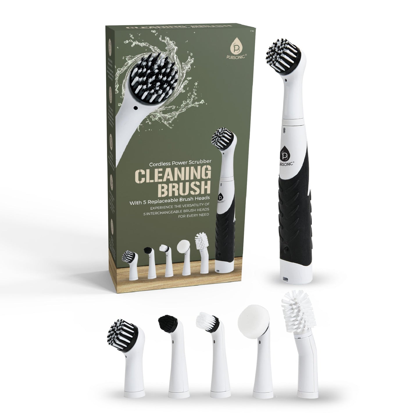 Cordless Power Scrubber Cleaning Brush – Power and Precision for Sparkling Clean-0