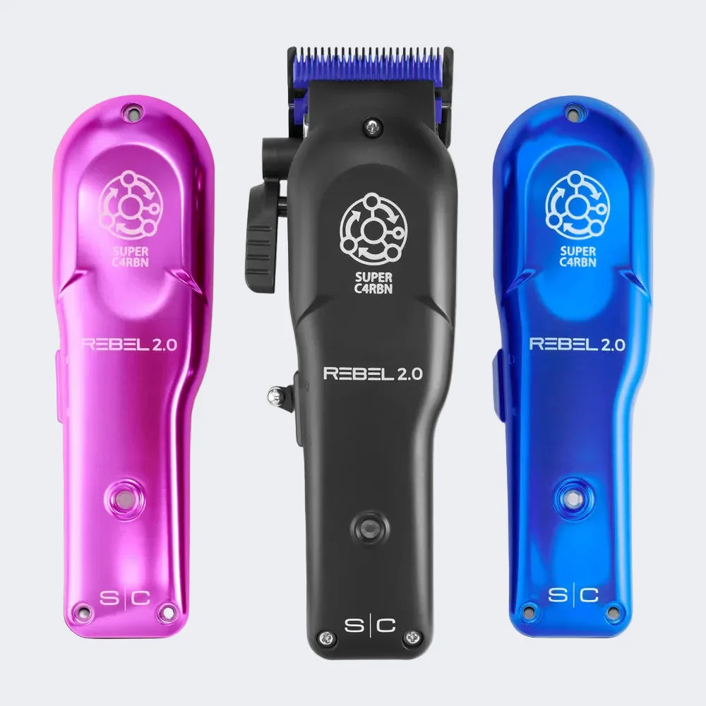 StyleCraft Rebel 2.0 Clipper, Instinct Metal Trimmer with FREE Instinct Metal Foil Shaver Pink
