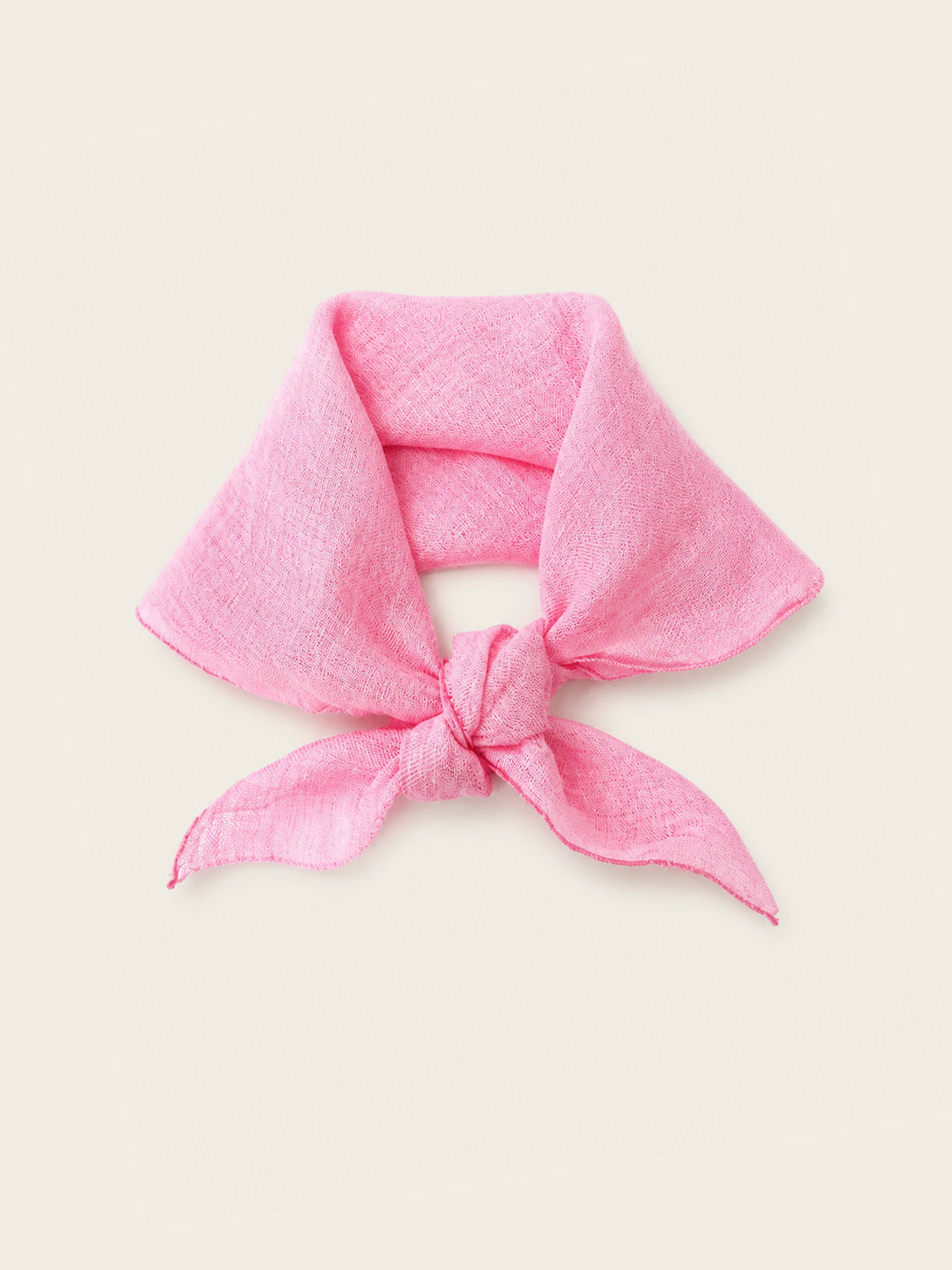 100% Linen Hand-Stitched Square Scarf