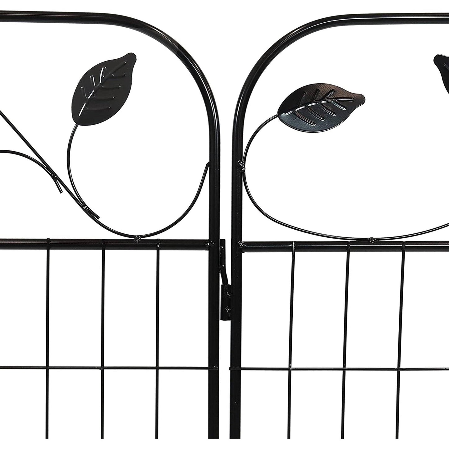 4 Pack Steel Foldable Garden Fence Floral Staked Trellis Panel Animal Barrier-2