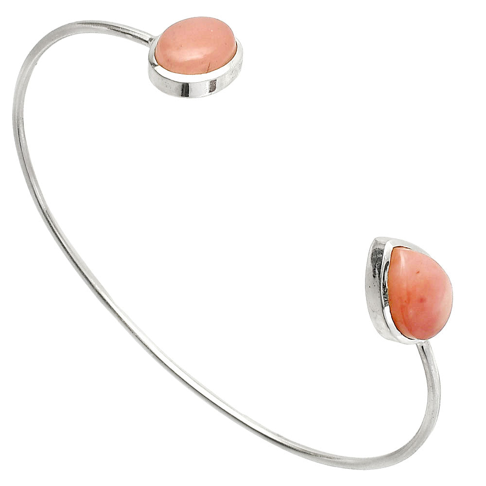 Guava Quartz - Brazil Cuff Bangle Bracelet B-1004 SDB5019-1