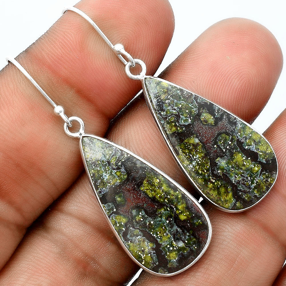 Dragon Blood Stone - South Africa Earrings E-1001 SDE56145-0