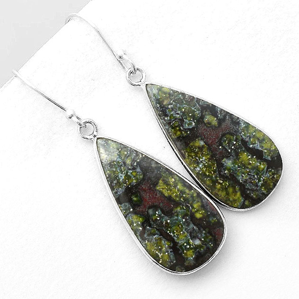 Dragon Blood Stone - South Africa Earrings E-1001 SDE56145-2