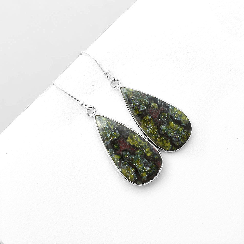 Dragon Blood Stone - South Africa Earrings E-1001 SDE56145-1