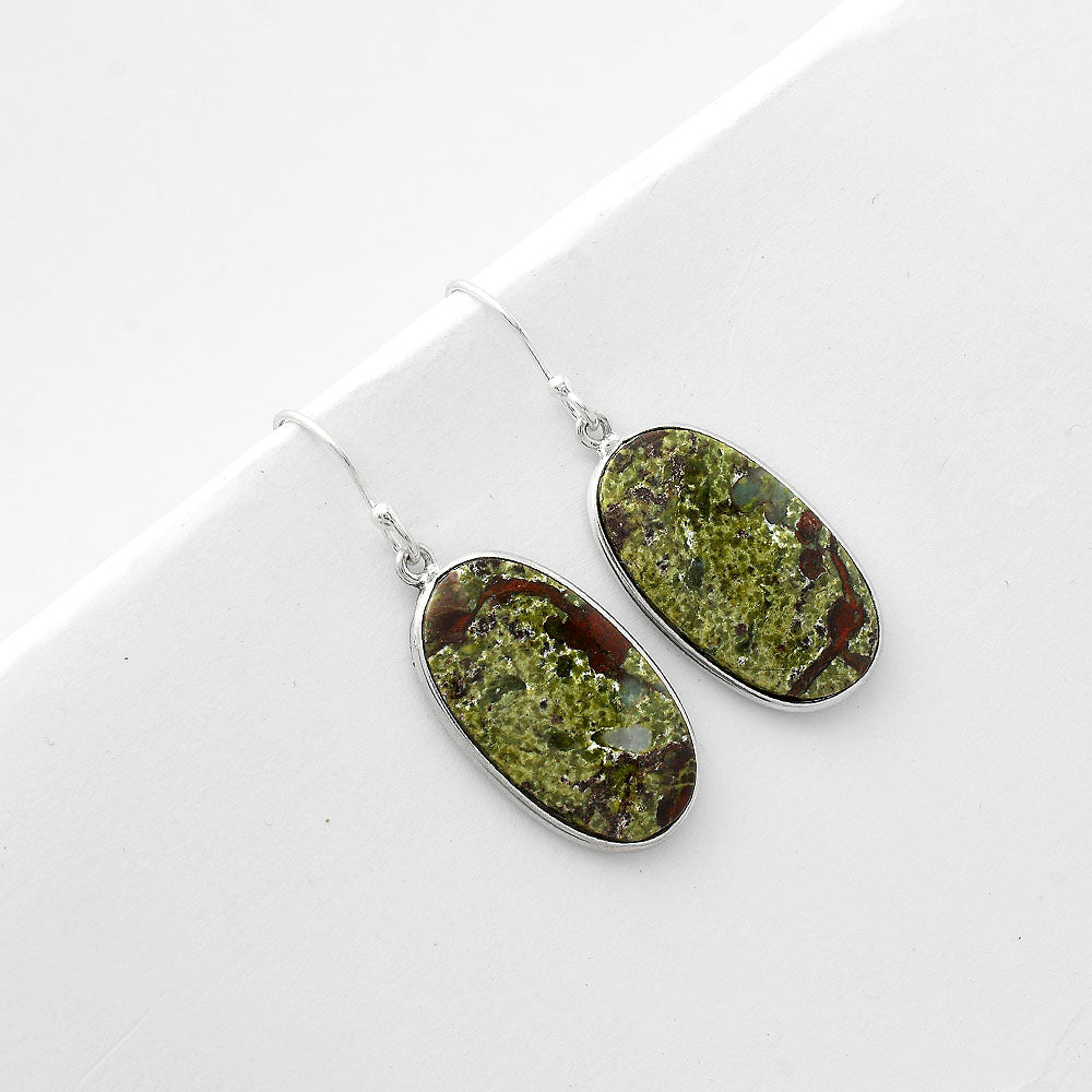 Dragon Blood Stone - South Africa Earrings E-1001 SDE66018-1