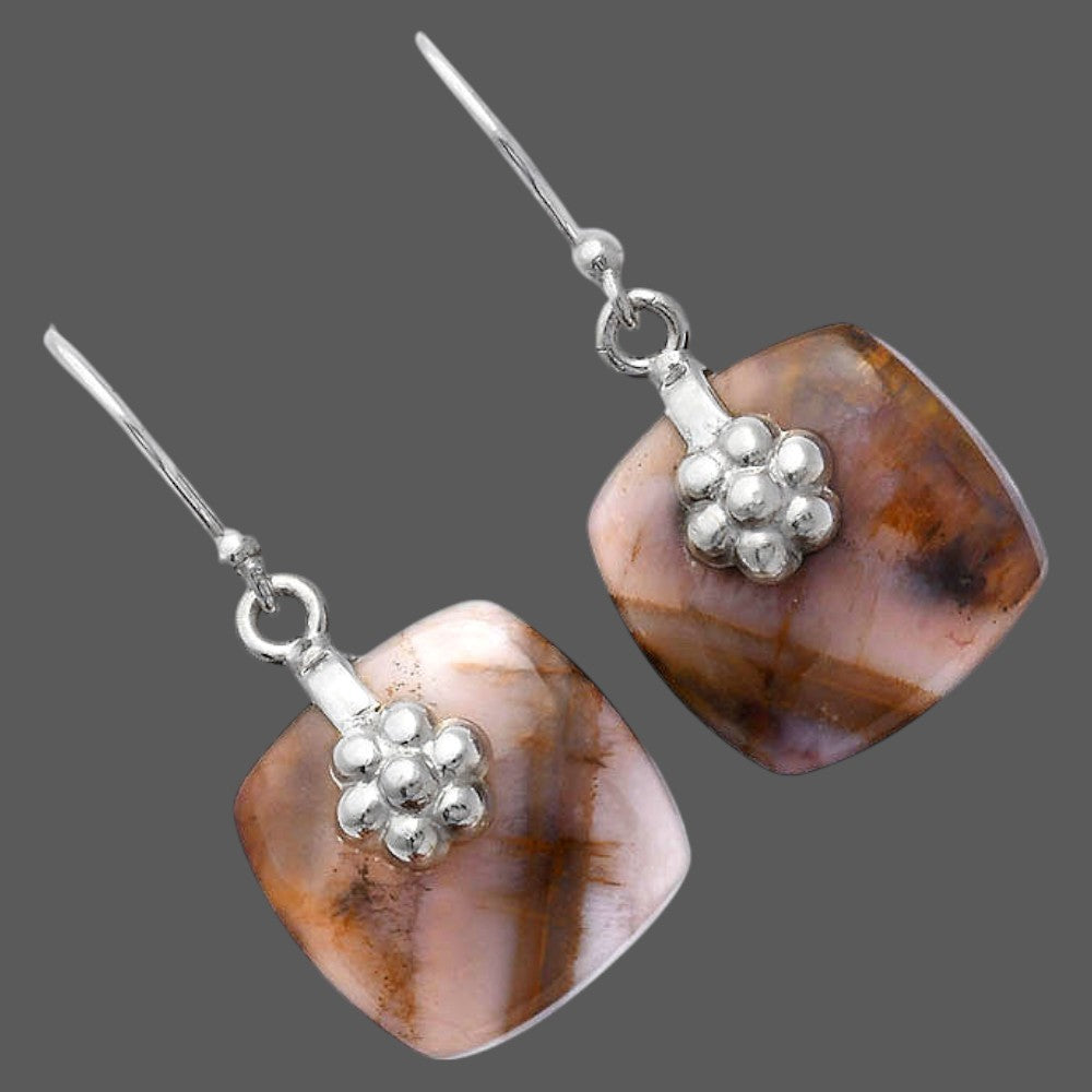 Natural Sandalwood Earrings E-1137 SDE87760-2