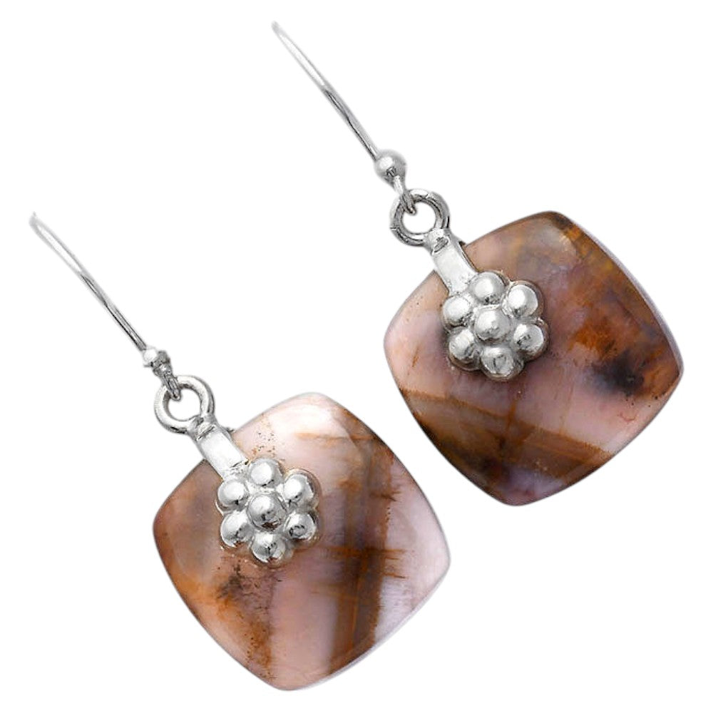 Natural Sandalwood Earrings E-1137 SDE87760-1