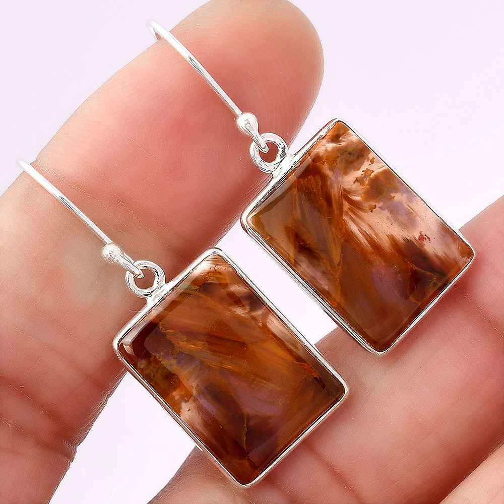 Natural Pietersite - Namibia Earrings E-1001 SDE87997-0