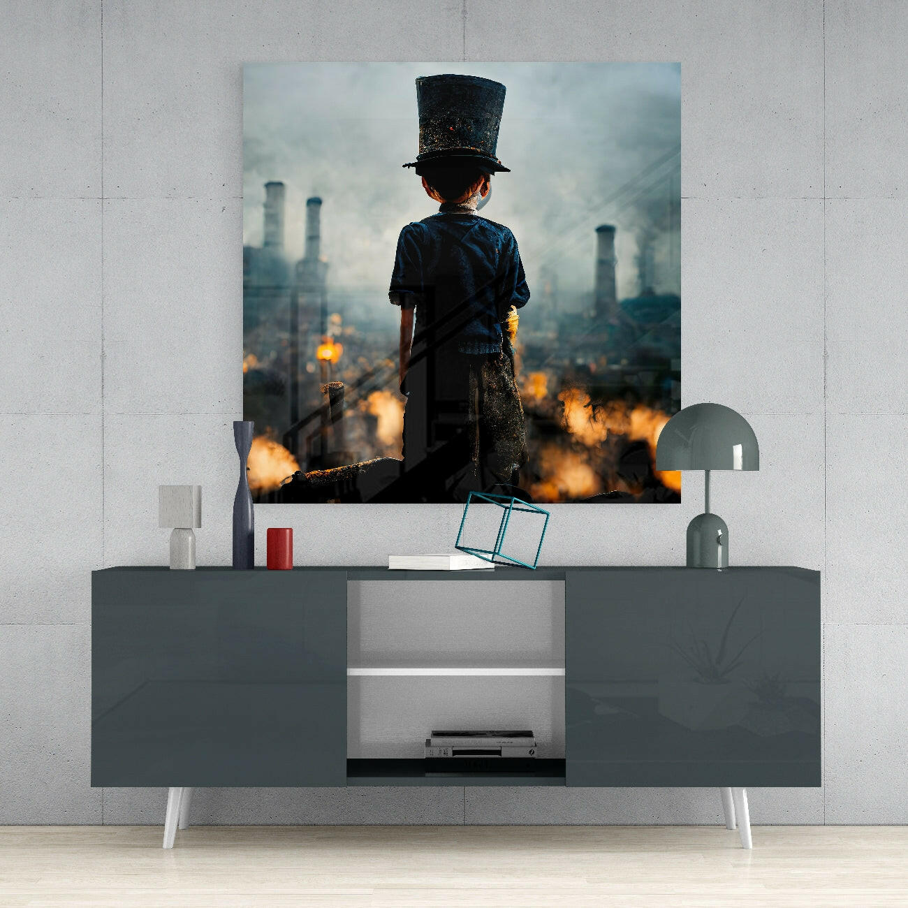 Survivor Glass Wall Art  || Designer Collection
