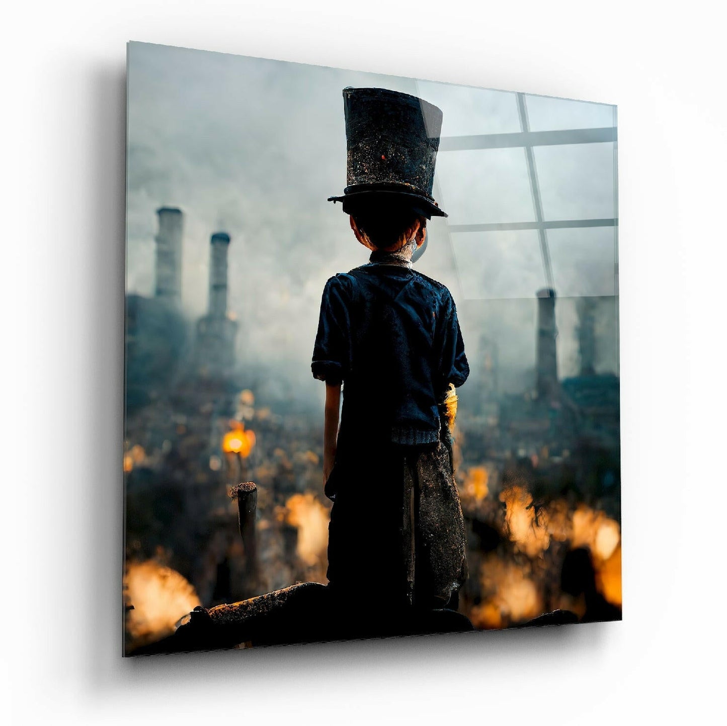 Survivor Glass Wall Art  || Designer Collection