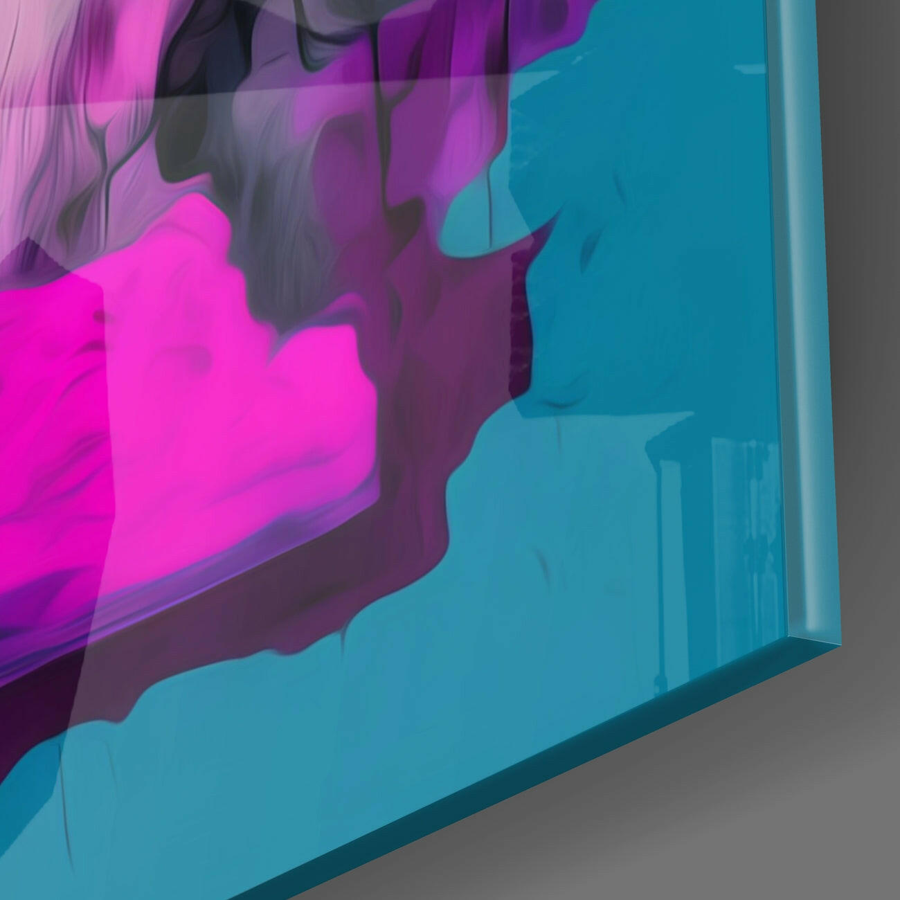 Picasso's Mind Glass Wall Art  || Designer Collection