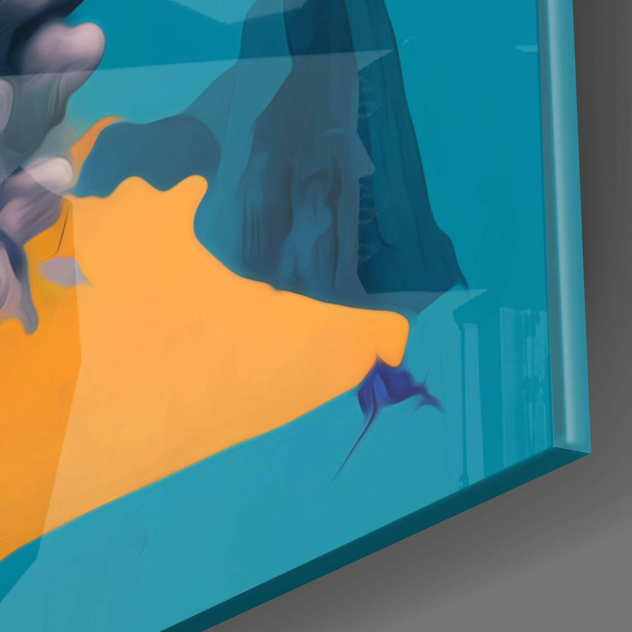 Picasso's Mind Glass Wall Art  || Designer Collection