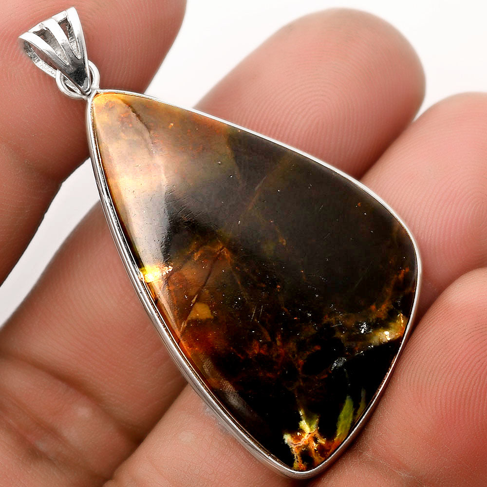 Natural Chrome Chalcedony Pendant P-1001 SDP106535-0