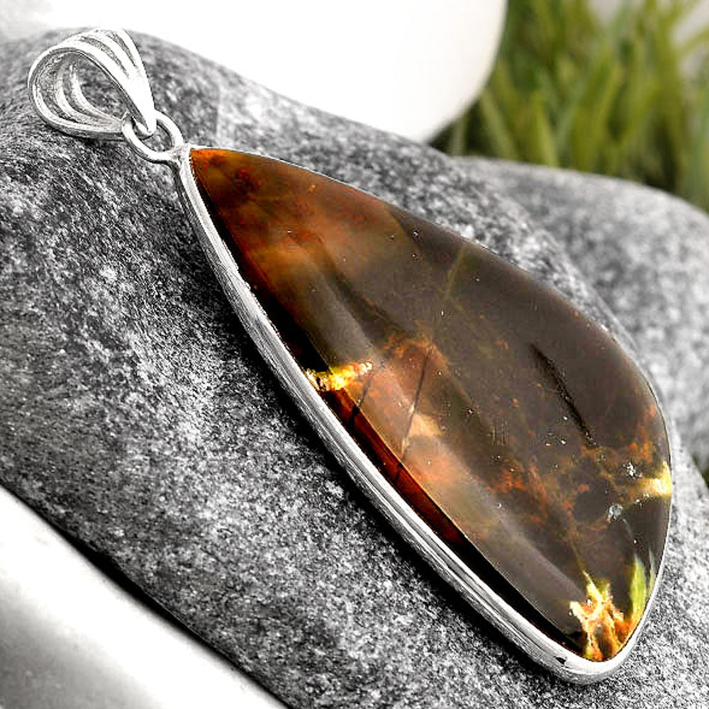 Natural Chrome Chalcedony Pendant P-1001 SDP106535-2