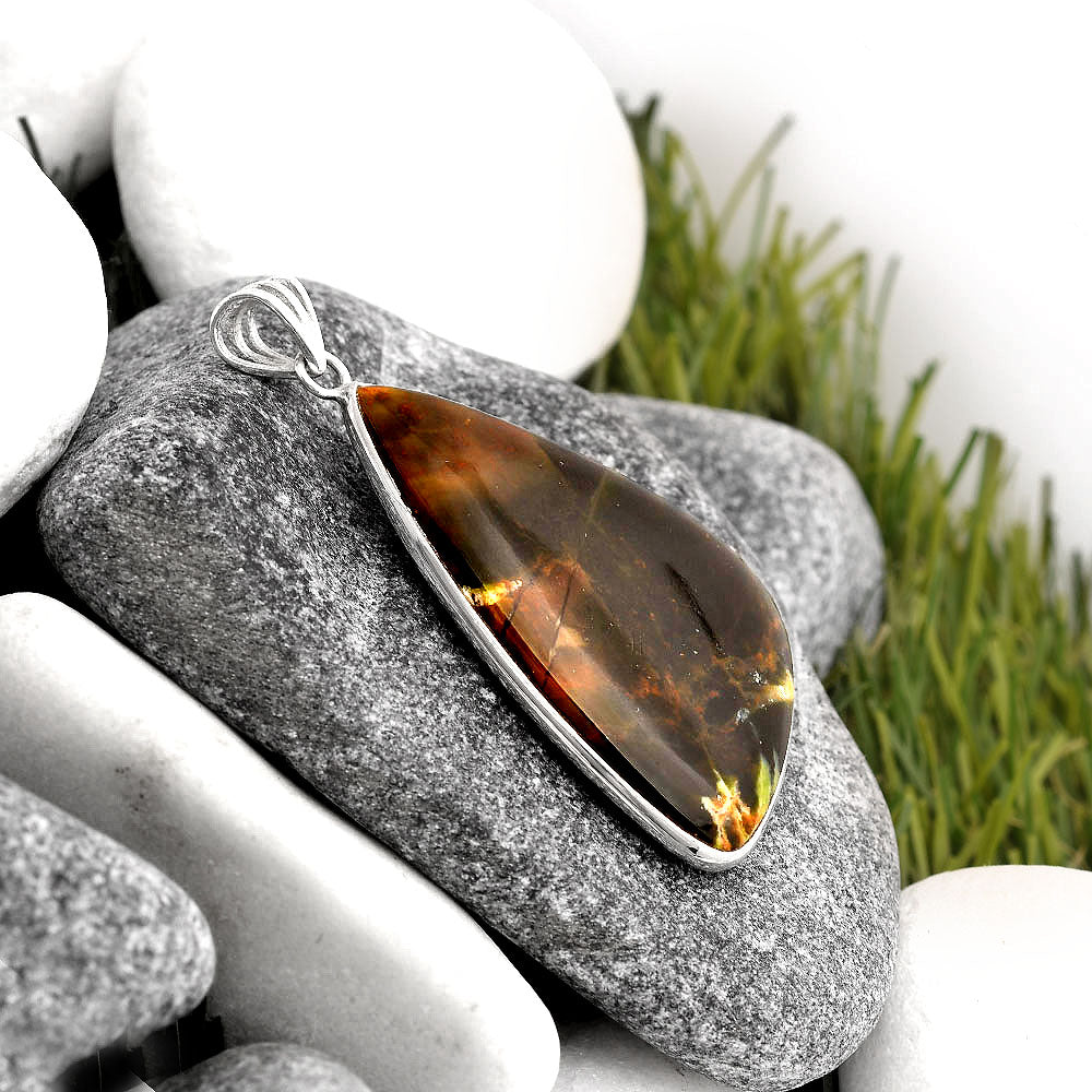 Natural Chrome Chalcedony Pendant P-1001 SDP106535-1