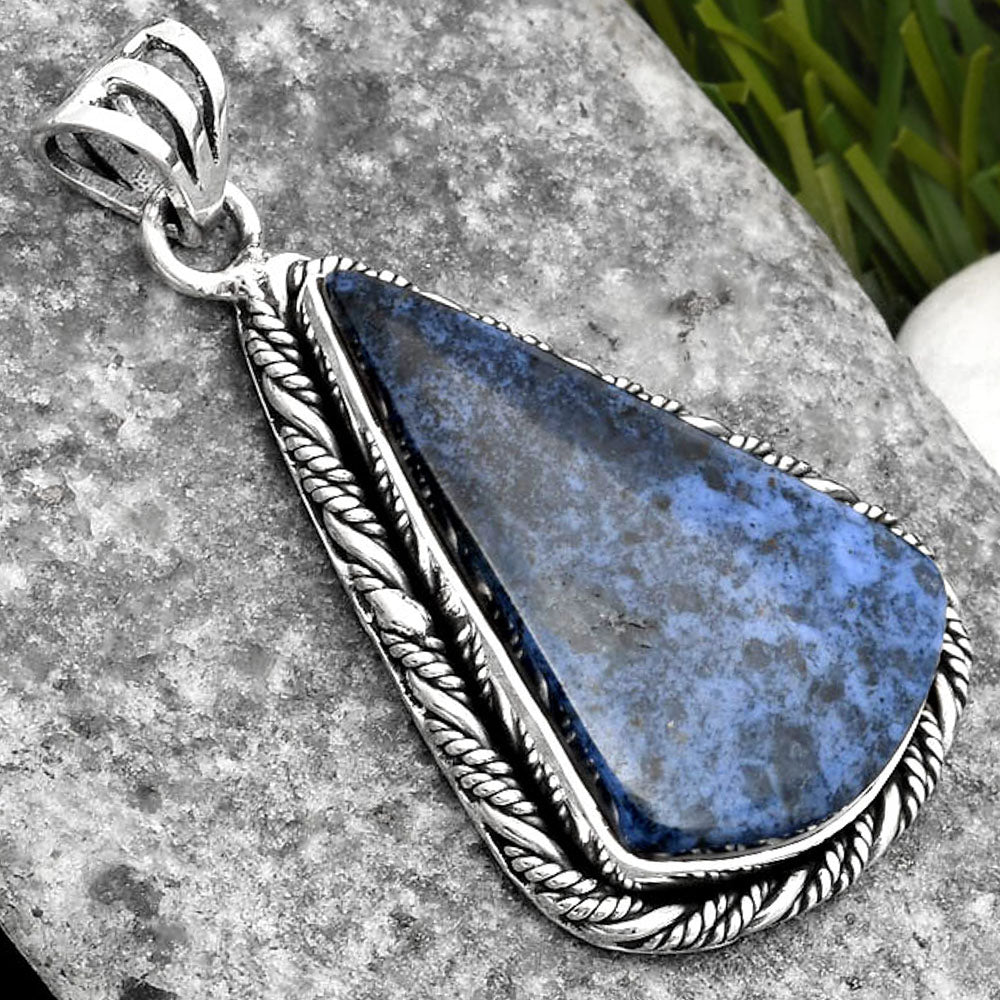 Natural Dumortierite Quartz Pendant P-1074 SDP108065-2