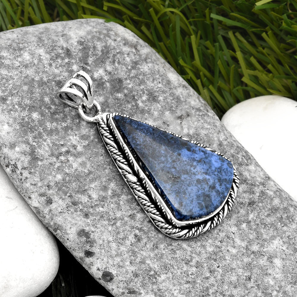 Natural Dumortierite Quartz Pendant P-1074 SDP108065-1