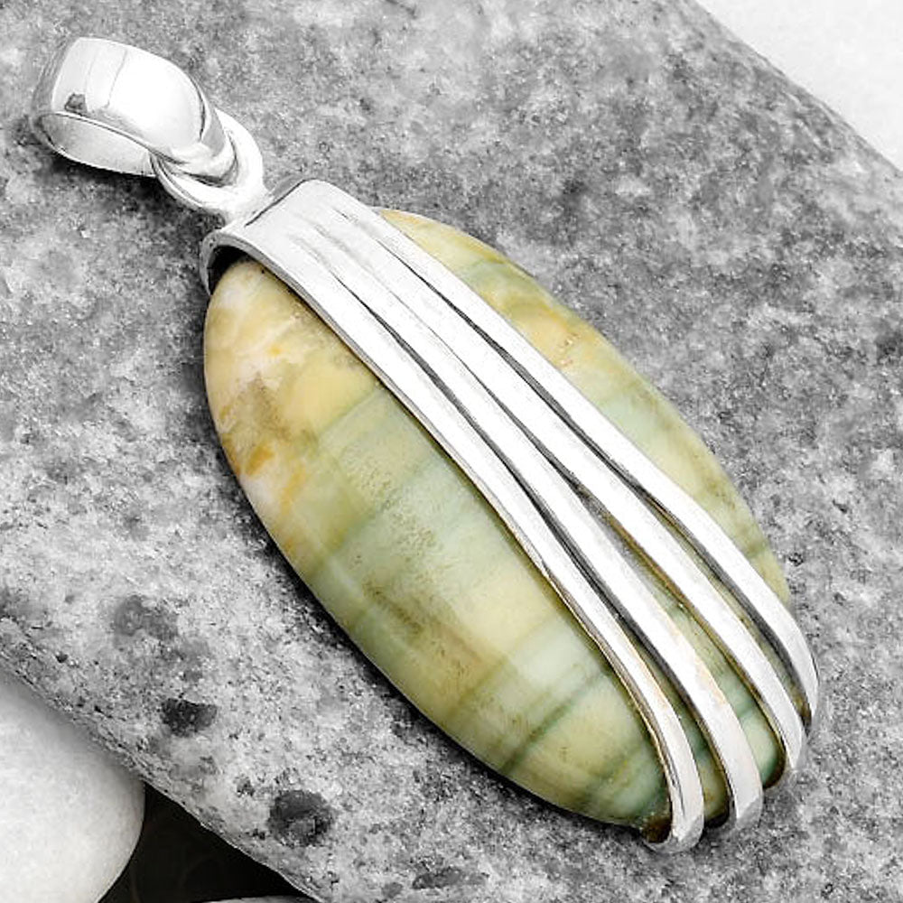 Natural Saturn Chalcedony Pendant P-1302 SDP109877-2