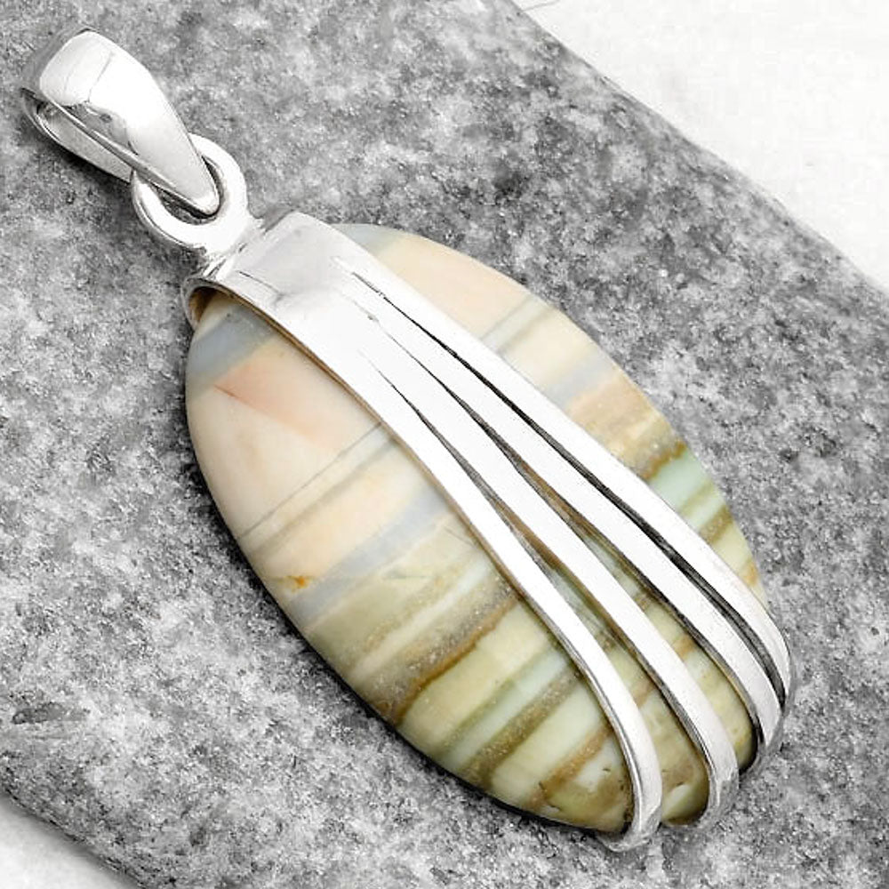 Natural Saturn Chalcedony Pendant P-1302 SDP109882-2