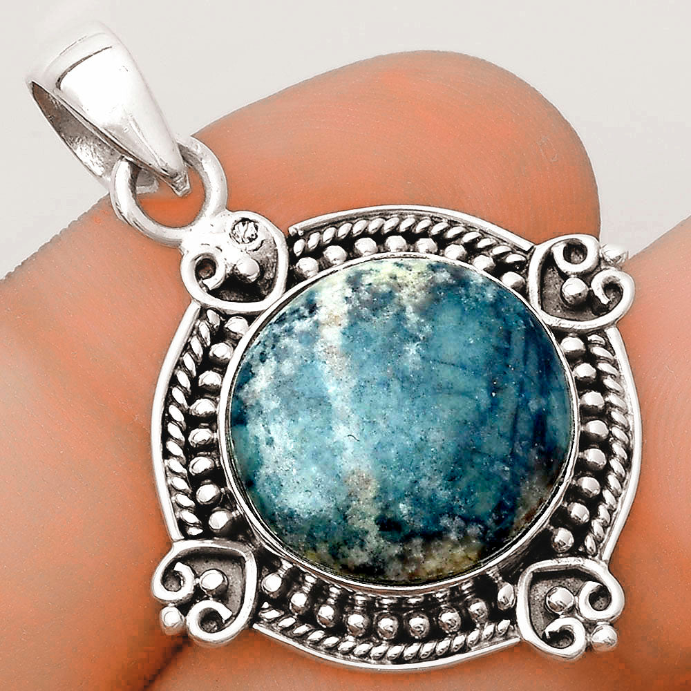 Natural Blue Scheelite - Turkey Pendant P-1040 SDP121035-0