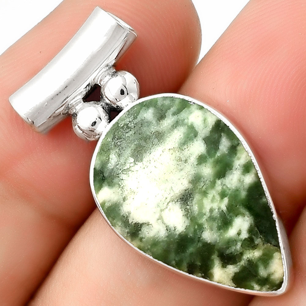 Natural Dioptase Pendant P-1259 SDP126561-0