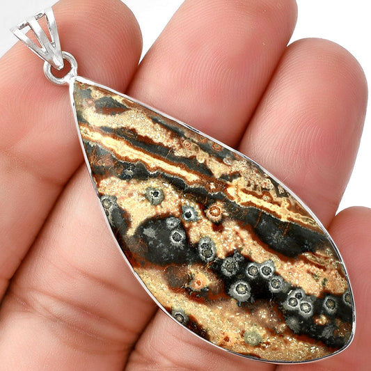Natural Viper Skin Jasper Pendant P-1001 SDP128335-0