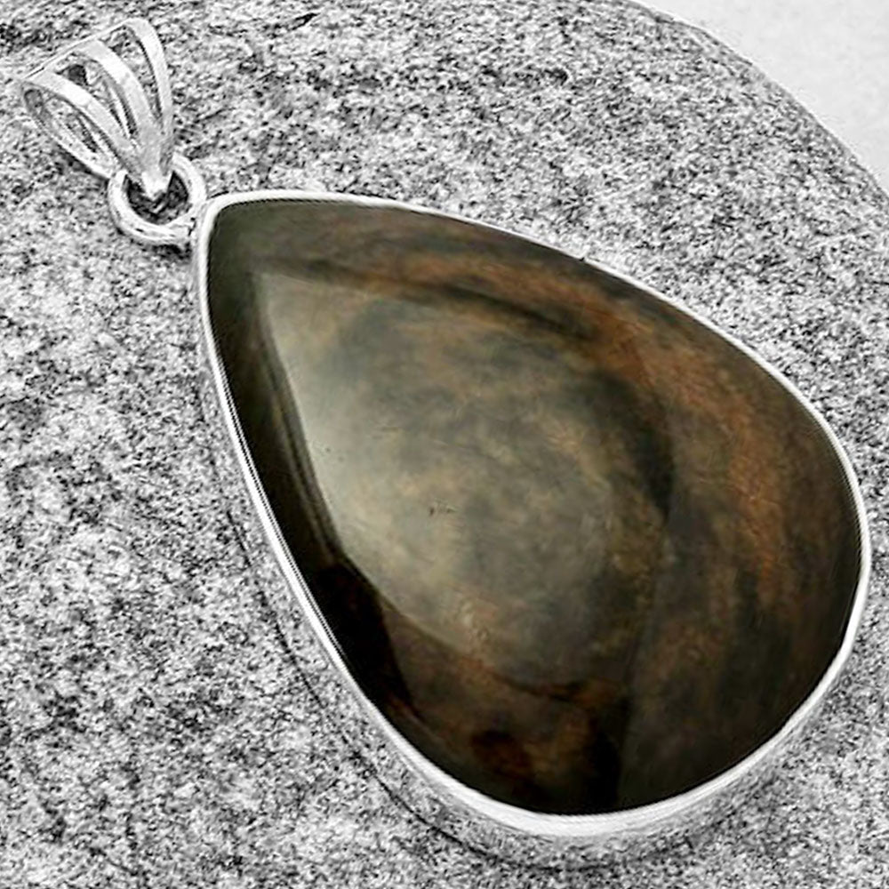 Natural Hypersthene - Canada Pendant P-1001 SDP128595-2