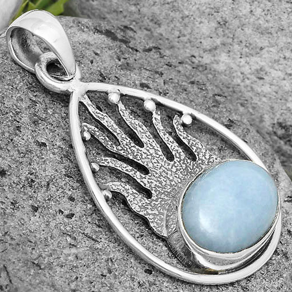 Natural Angelite Pendant P-1209 SDP136235-2